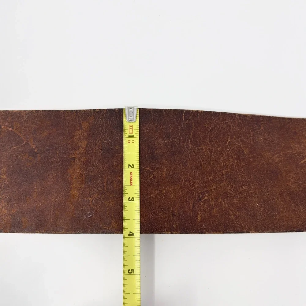Bolen Top Grain Steer Hide Weightlifting Belt Adjustable Leather Large 40-42